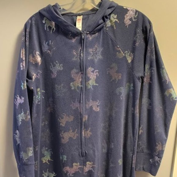Justice Fluffy Unicorn Onsie - Picture 1 of 3